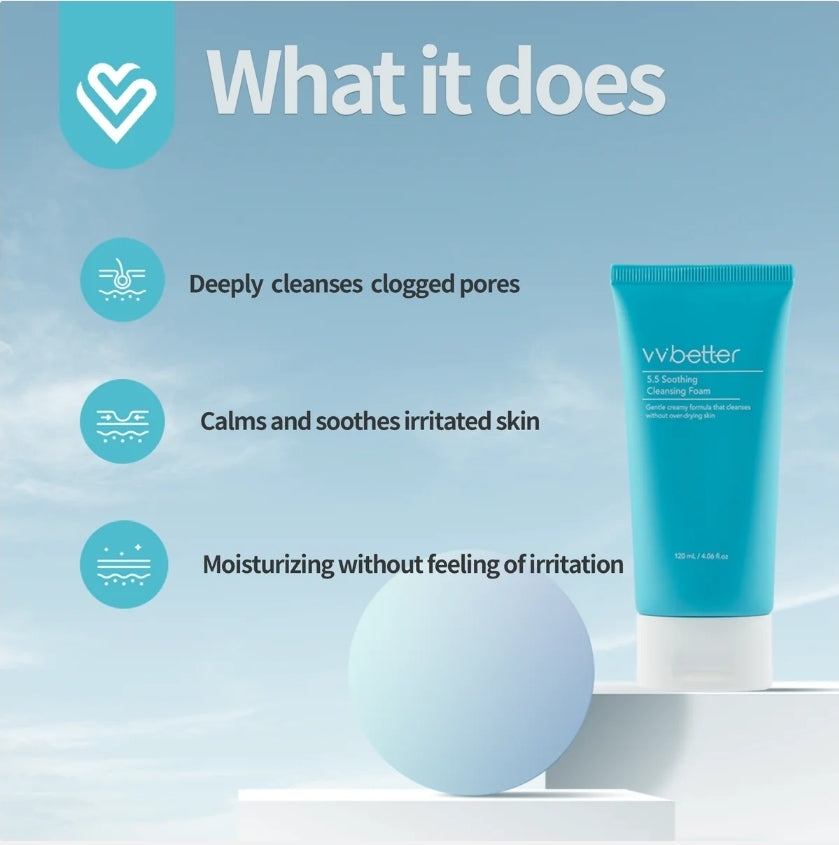 5.5 SOOTHING CLEANSING FOAM