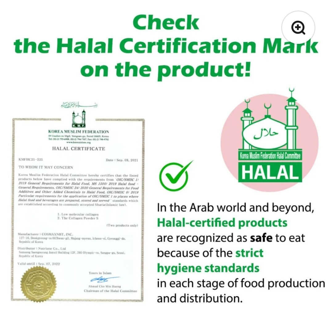 Low Molecular Collagen Biotin plus - Halal