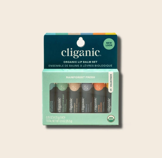 Organic Lip Balm Set - 6 Flavors