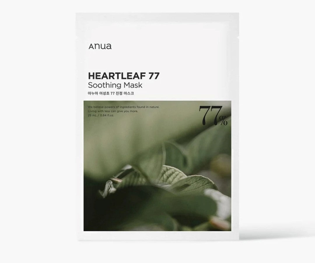 HEARTLEAF 77% SOOTHING SHEET MASK