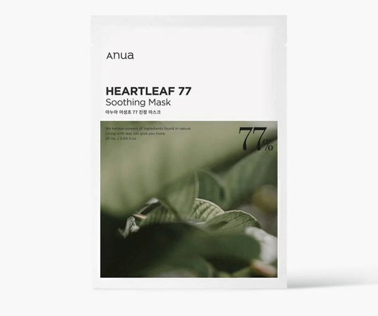 HEARTLEAF 77% SOOTHING SHEET MASK