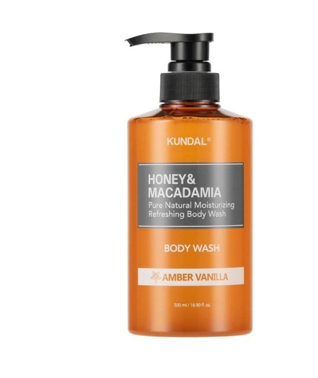 HONEY & MACADAMIA PURE BODY WASH 500ML – 4 SCENTS